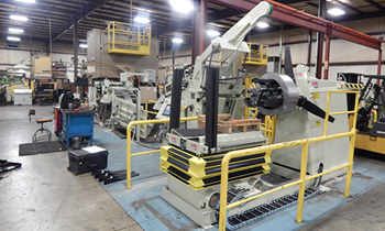 Rowe© Press Feed Line to efficiently handle coiled metal, increasing productivity