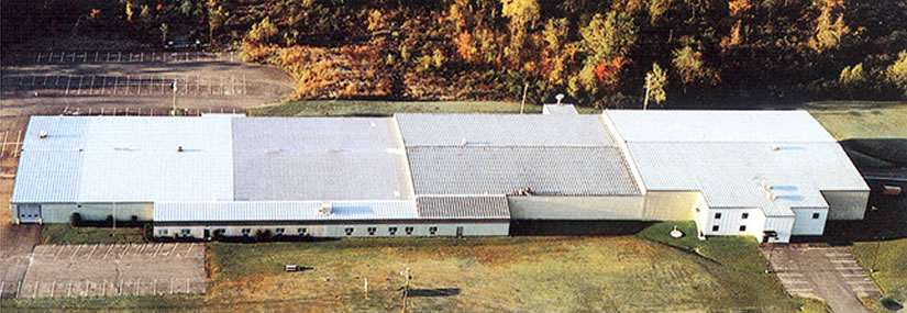 Aerial shot of the Formtek-Maine facility.